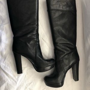 Vince Camuto Laird Knee High Black Boots
